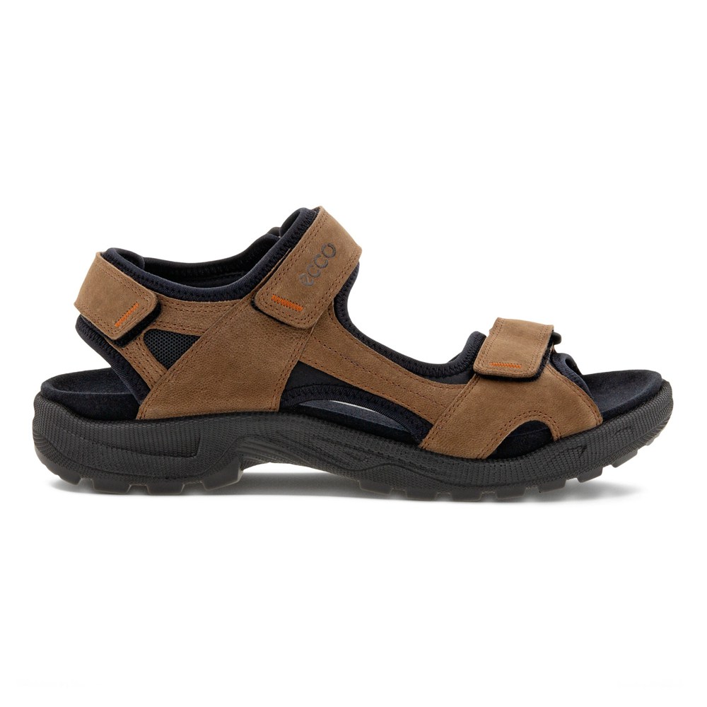 ECCO Mens Sandals Brown/Black - Onroads - LZX-435812